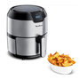 Voir la diapositive 2 : MOULINEX Friteuse sans huile 1.2kg 1500w inox - EZ401D10