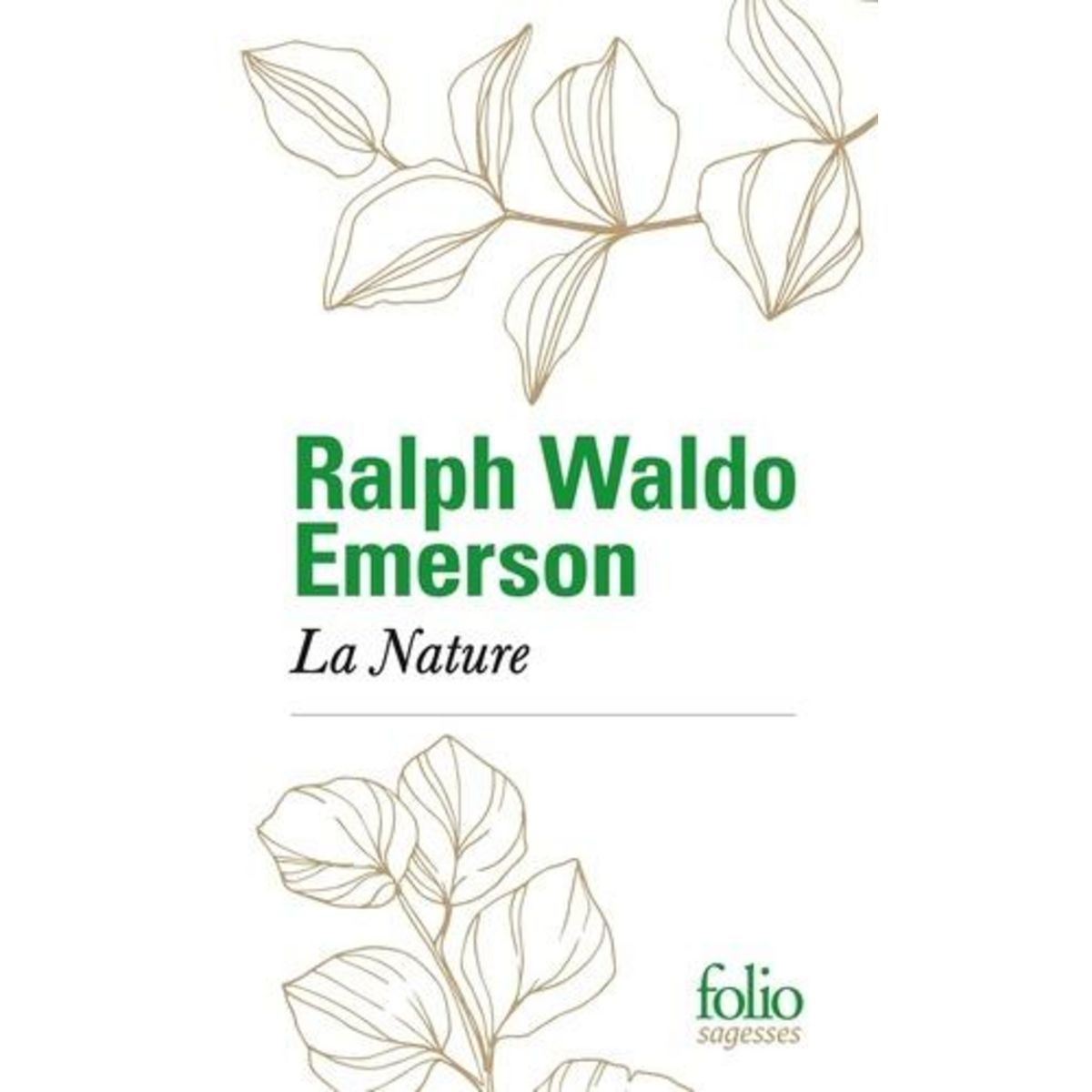 LA NATURE, Emerson Ralph Waldo