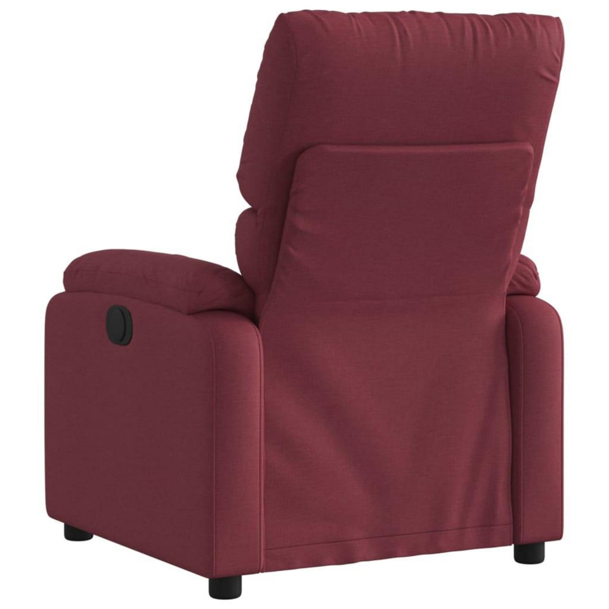 VIDAXL Fauteuil inclinable electrique Rouge bordeaux Tissu