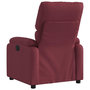 Voir la diapositive 5 : VIDAXL Fauteuil inclinable electrique Rouge bordeaux Tissu