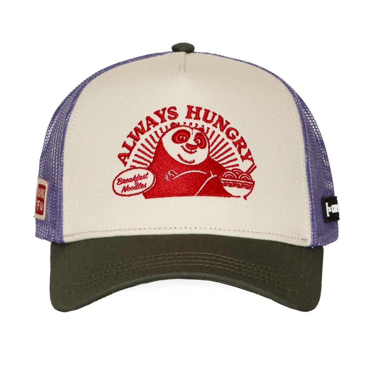 CAPSLAB Casquette trucker avec filet et patch Kung Fu Panda Fett Fury