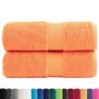 Voir la diapositive 2 : VIDAXL Serviettes de visage de qualité supérieure SOLUND 2 pcs orange