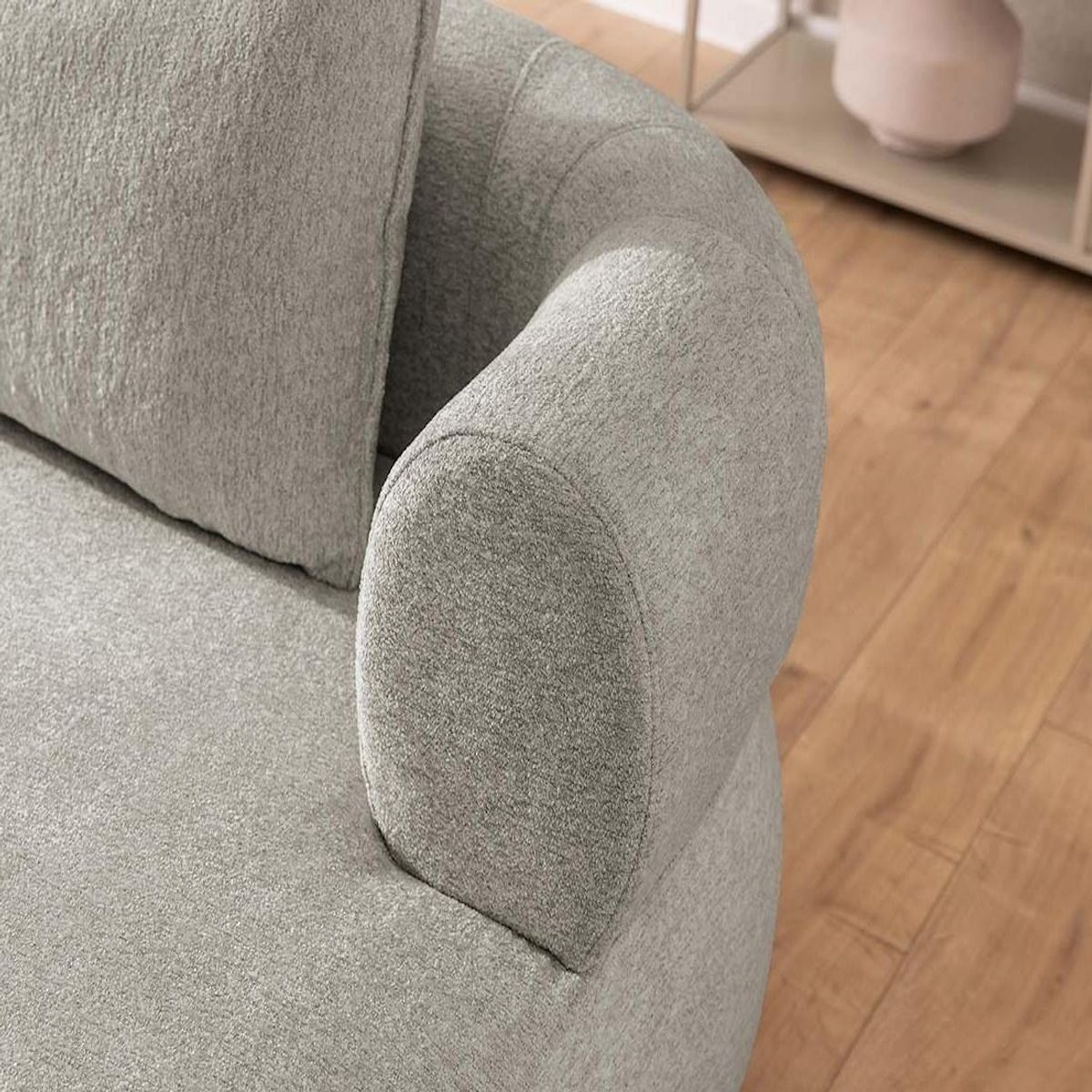 LISA DESIGN Angela - canapé d'angle droit 4 places en velours texturé