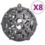 Voir la diapositive 4 : VIDAXL Ensemble de boules de Noël 111 pieces blanc et gris polystyrene