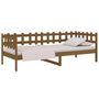 Voir la diapositive 3 : VIDAXL Lit de jour sans matelas marron miel 80x200 cm bois pin massif