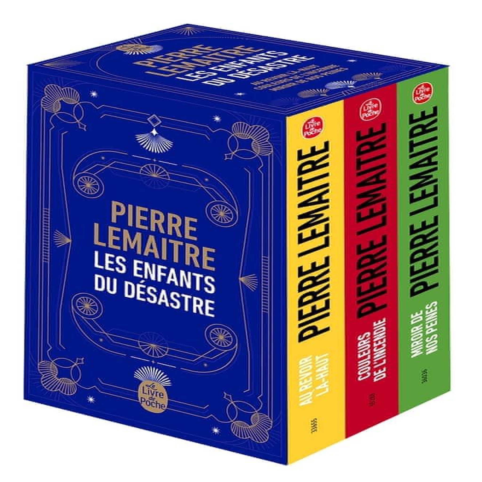 LES ENFANTS DU DESASTRE : COFFRET EN 3 VOLUMES : AU REVOIR LA-HAUT, COULEURS DE L'INCENDIE, MIROIRS DE NOS PEINES. AVEC UN LIVRET PRESENTANT UNE PREFACE INEDITE DE L'AUTEUR, Lemaitre Pierre