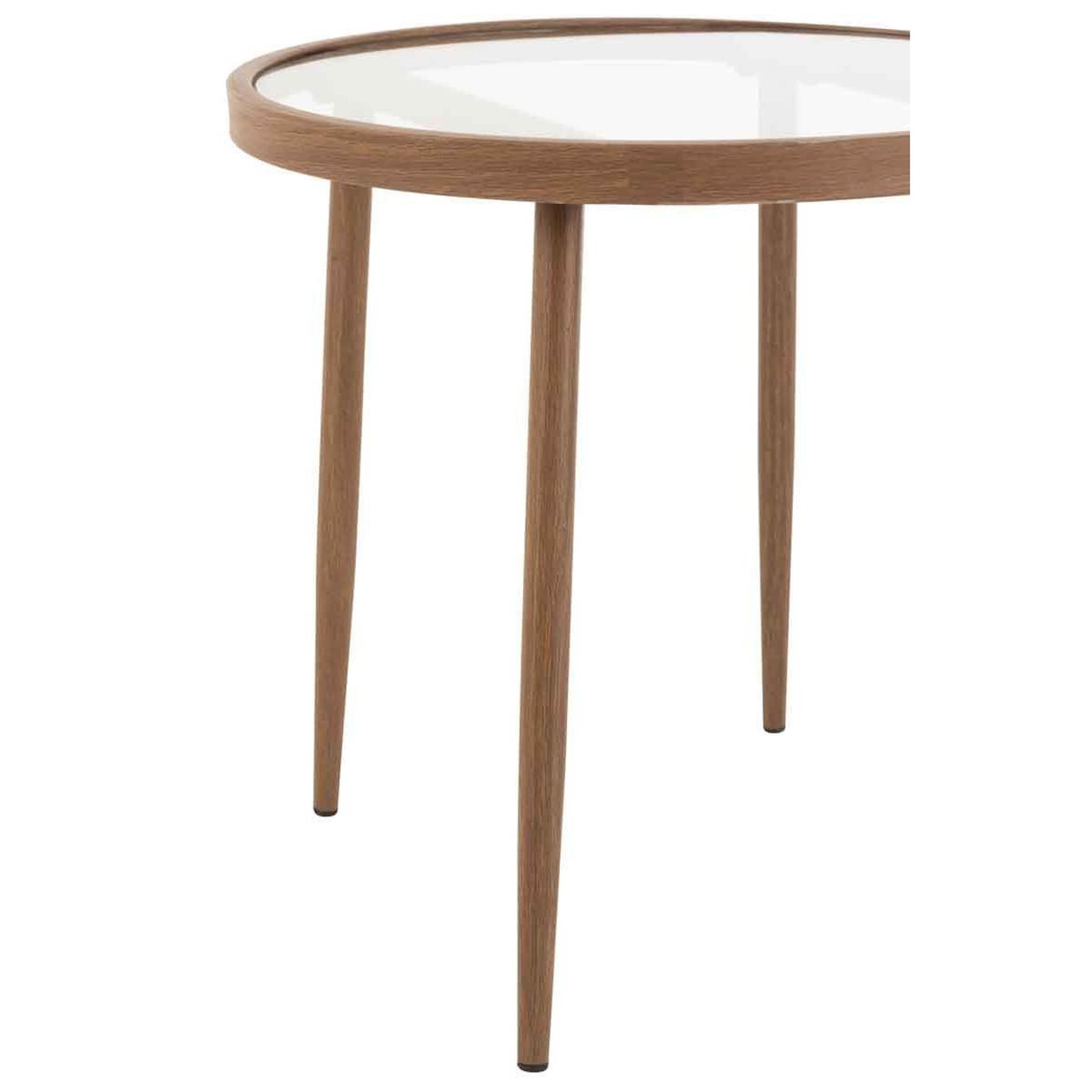 Voir la diapositive 4 : J-LINE Table Gigogne Design  Fuolas  50cm Marron