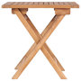 Voir la diapositive 2 : VIDAXL Table pliable de jardin 45x45x45 cm Bois de teck solide