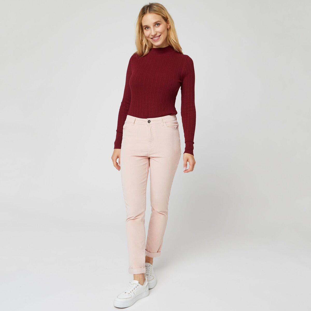 Pantalon classique best sale femme pas cher