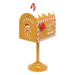 ATMOSPHERA Boîte aux Lettres de Noël  Pain d'Épice  31cm Marron
