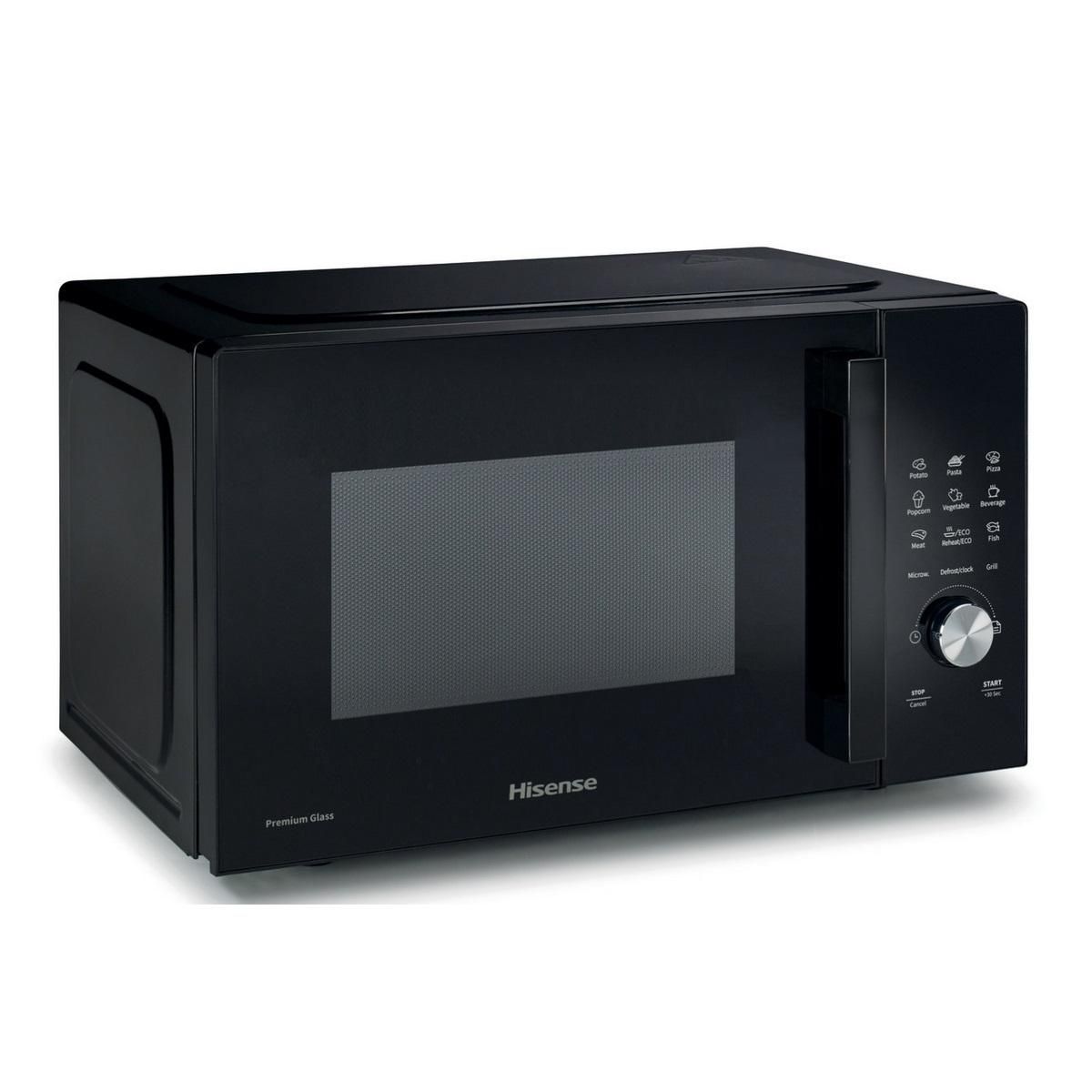 Hisense Micro-ondes grill 23l 800w noir - H23MOBSD1HG