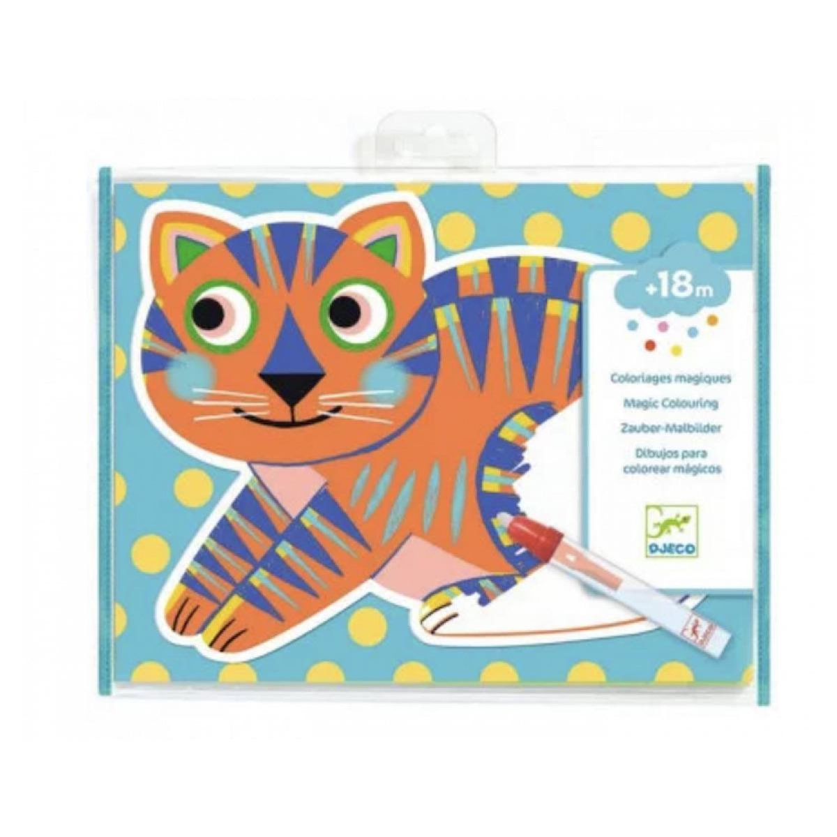 Djeco Coloriage magique a l eau animalo-Ma