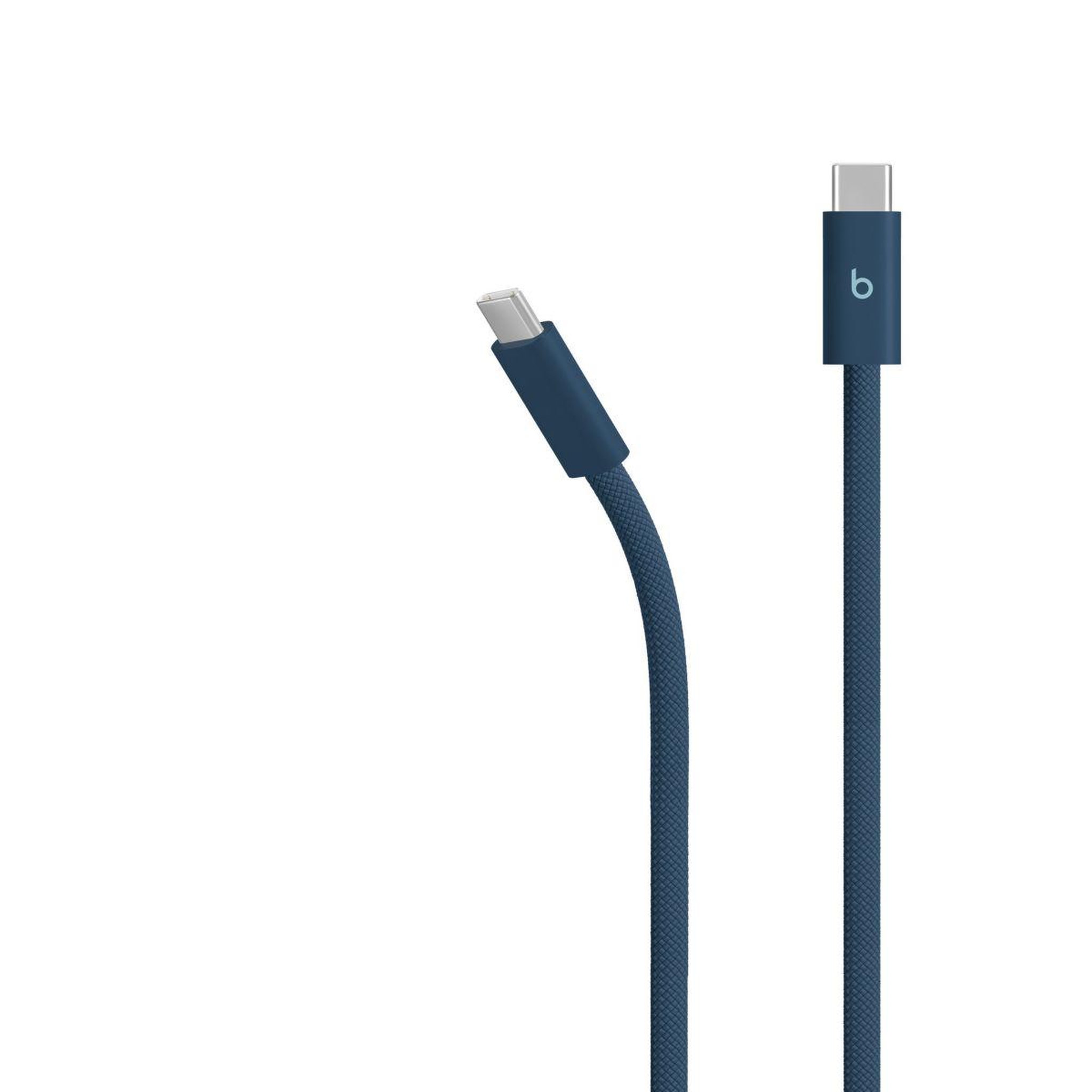 Voir la diapositive 2 : BEATS Câble usb c vers usb-c 240w 3m tressé bleu nitro