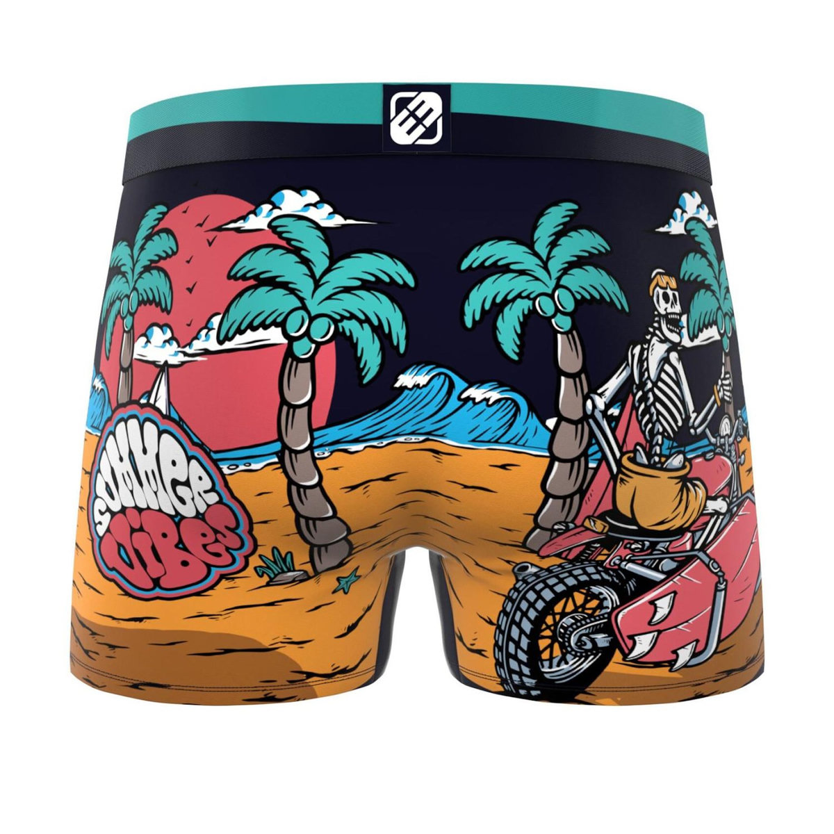FREEGUN Lot de 3 boxers enfant Retro Summer