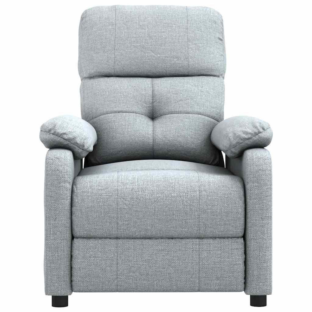 VIDAXL Fauteuil inclinable Gris clair Tissu