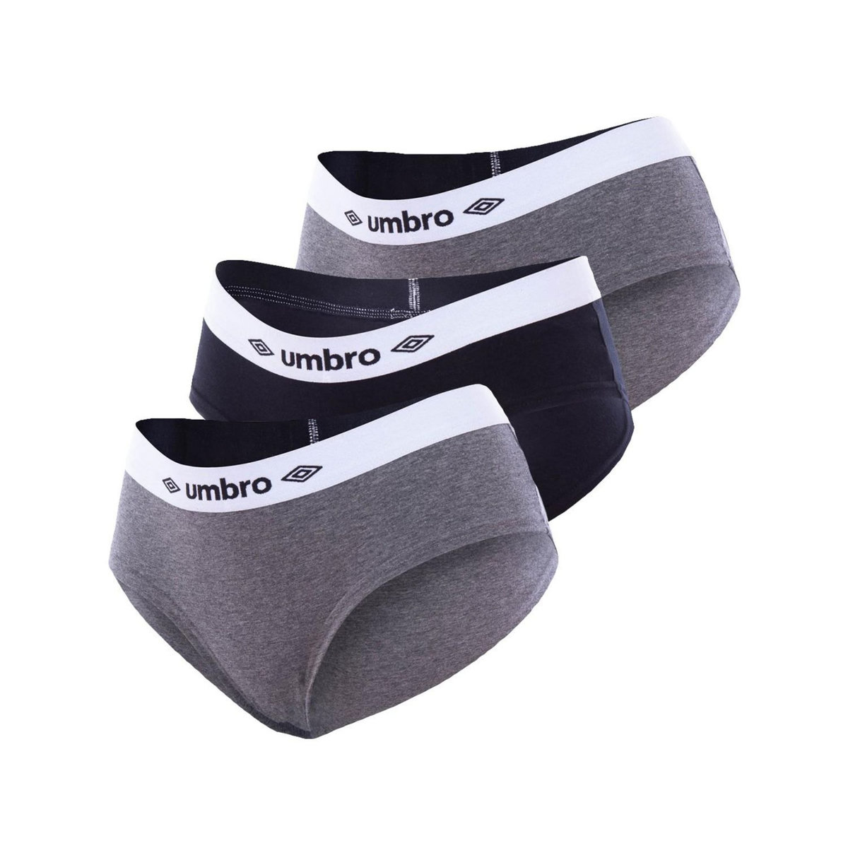 UMBRO Lot de 3 Boxers coton femme