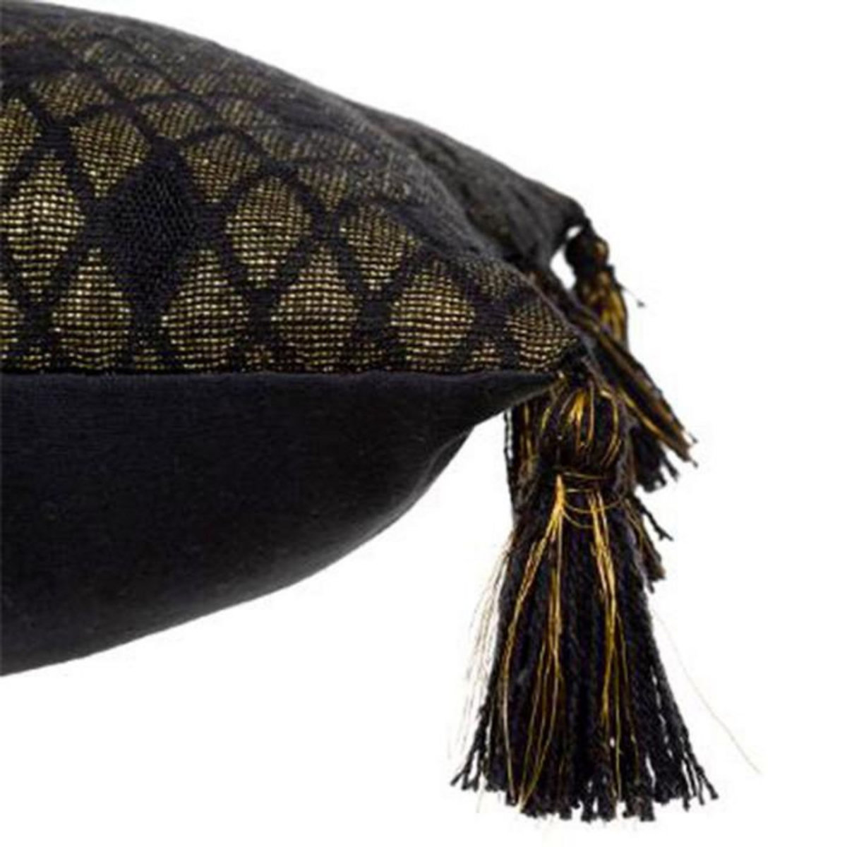 ATMOSPHERA Housse de Coussin  Shine  40x40cm Noir