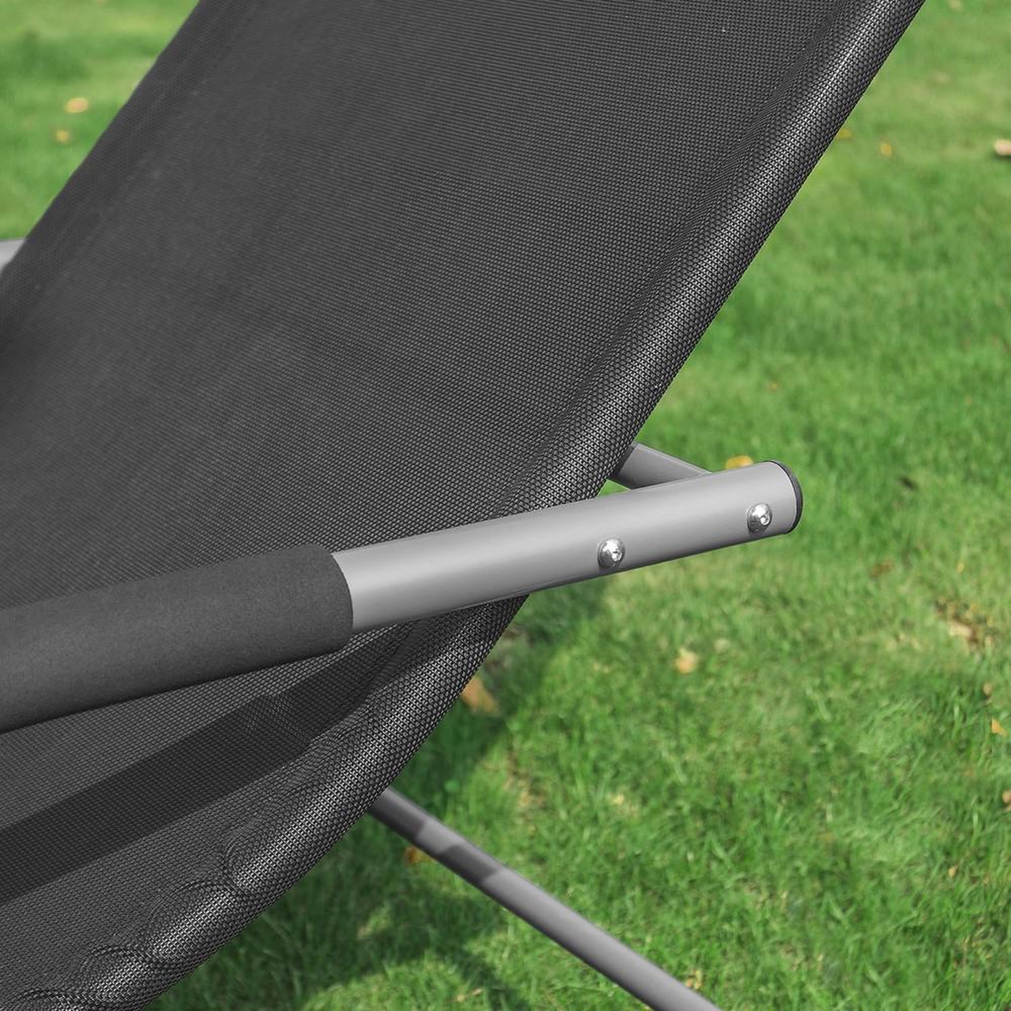 Voir la diapositive 5 : SOBUY SoBuy - Fauteuil À Bascule De Jardin pliable - Moderne - OGS28