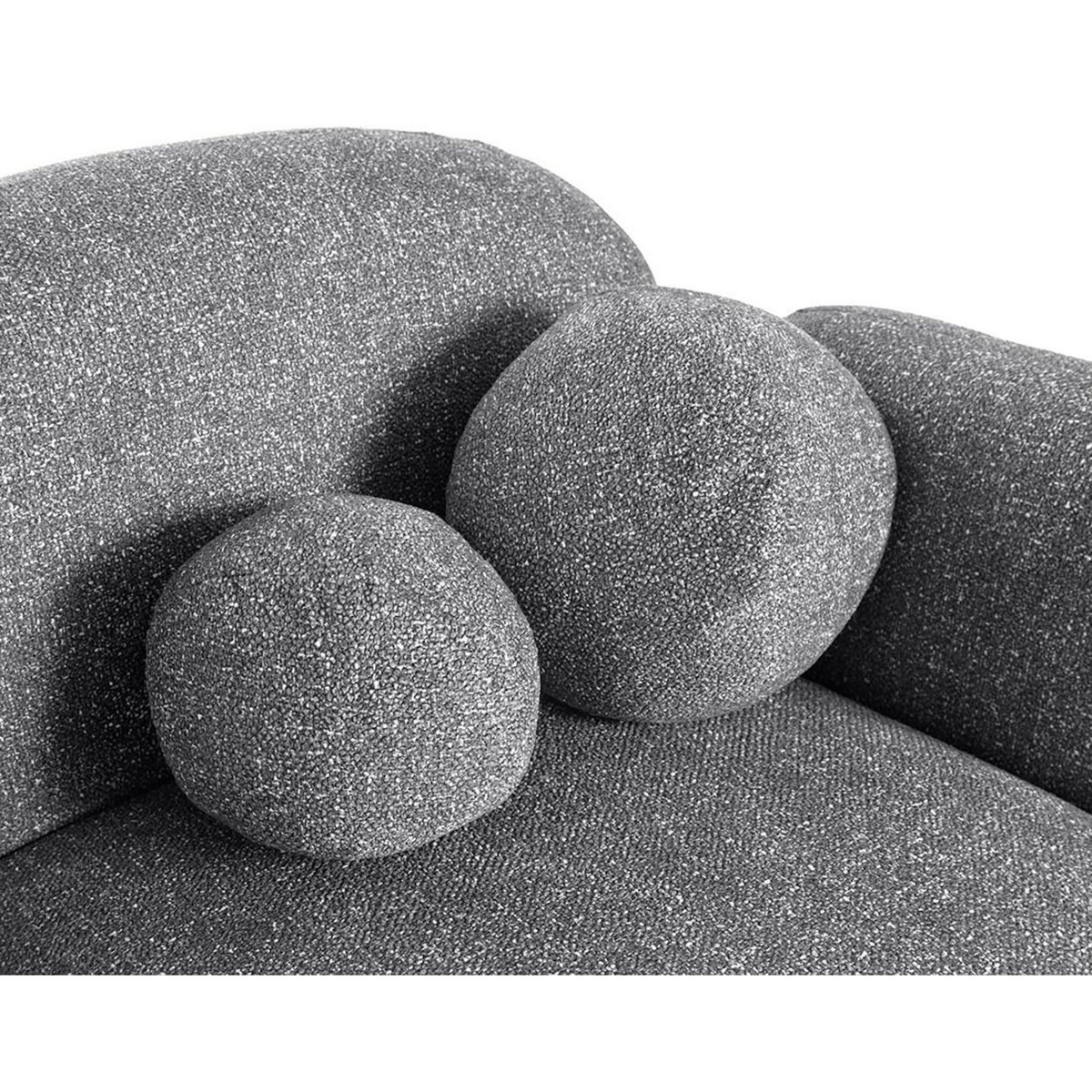 LISA DESIGN Velris - canapé d'angle gauche 3 places en tissu moucheté