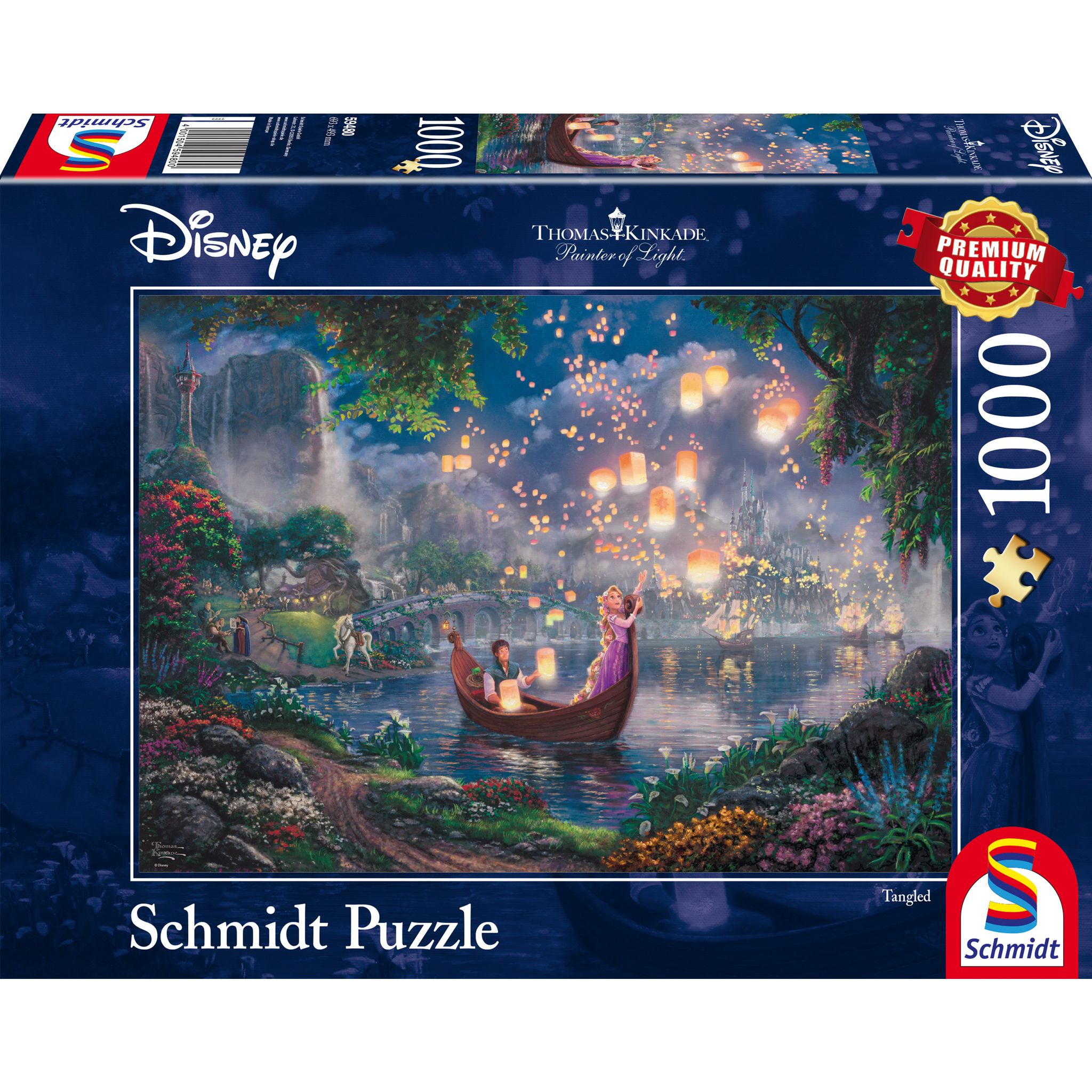 Schmidt Puzzle - Disney Raiponce - 1000 pièces