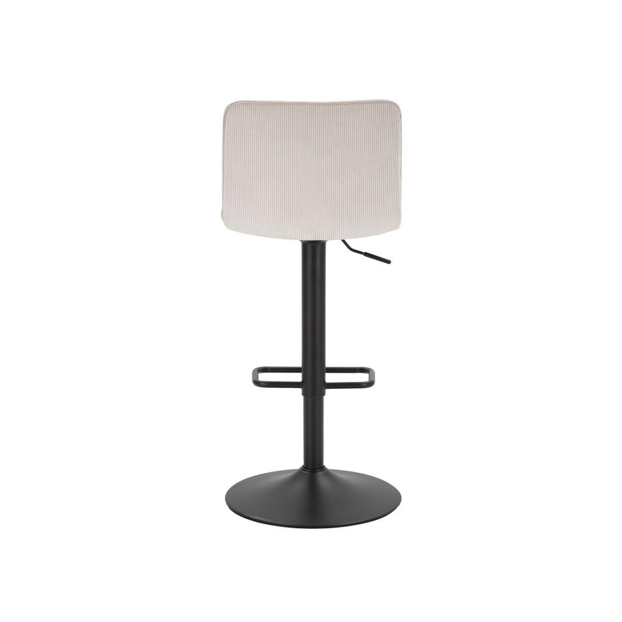 Voir la diapositive 6 : Paris Prix Lot de 2 chaises de bar réglables  destiny  85-107cm noir & blanc