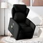 Voir la diapositive 2 : VIDAXL Fauteuil de massage inclinable Noir Tissu