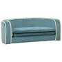 VIDAXL Canape pliable pour chien Turquoise 73x67x26 cm Coussin lavable