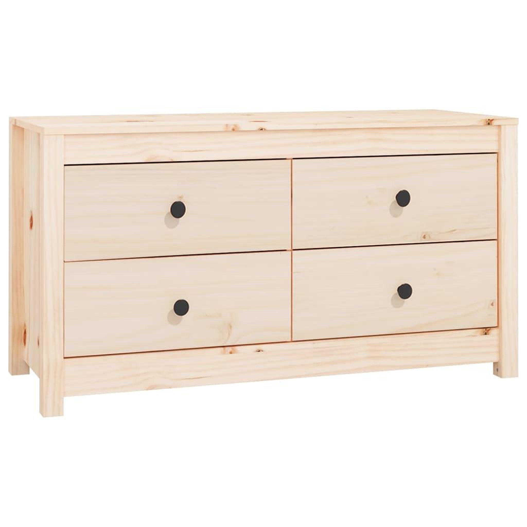 Voir la diapositive 2 : VIDAXL Armoire laterale 100x40x54 cm Bois de pin massif