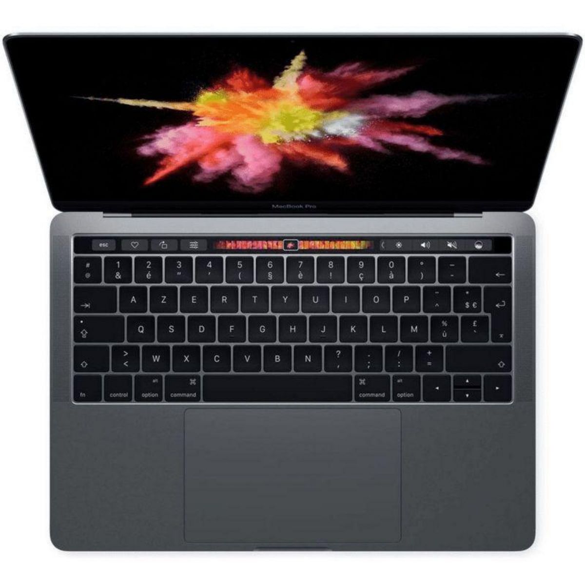 APPLE MacBook Pro 13 Touch Bar 2019 reconditionné i5 @ 2.4 GHz/512 Go SSD - Grade C - Gris