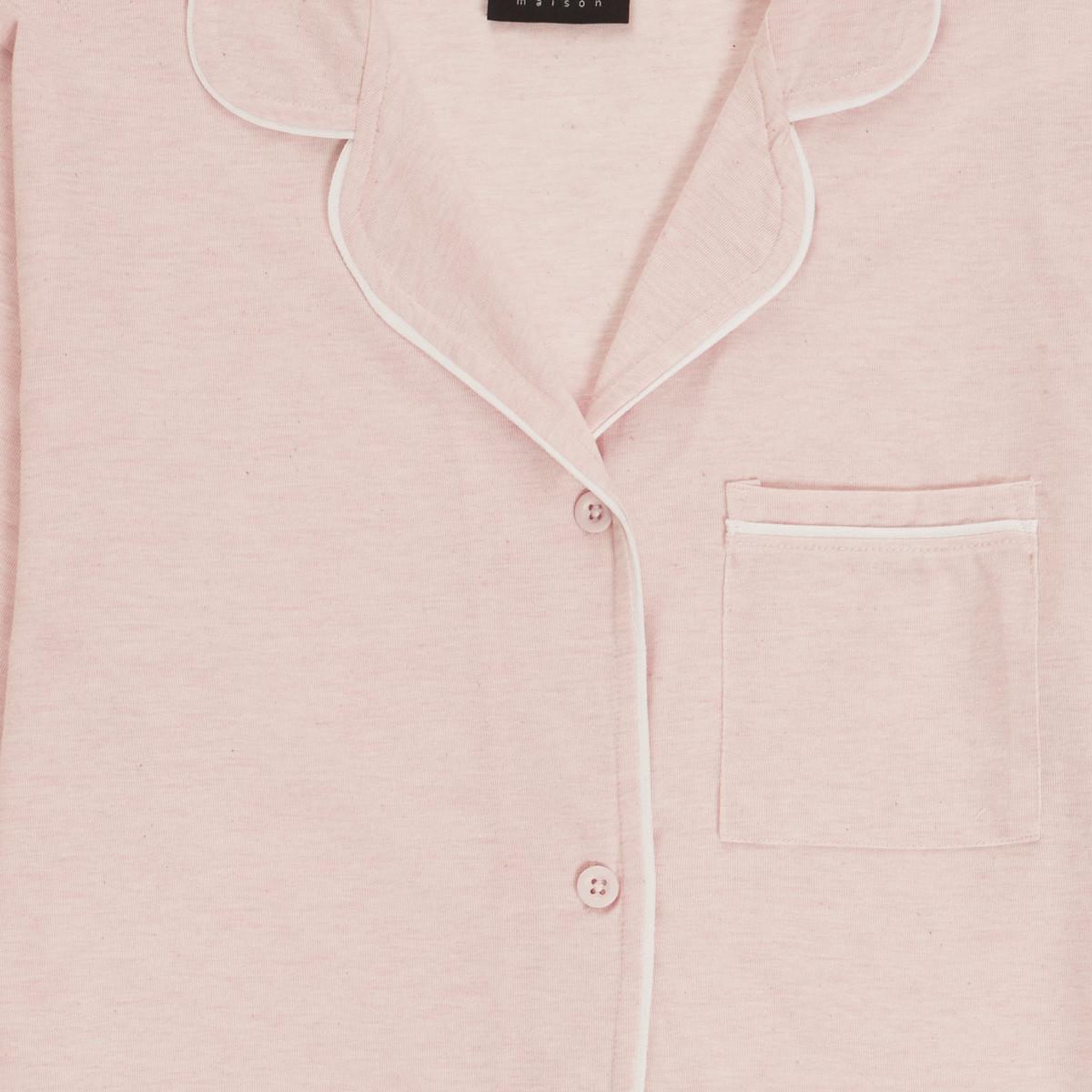 Voir la diapositive 4 : Sensei Maison Pyjama uni chambray femme MILA