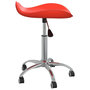 Voir la diapositive 3 : VIDAXL Chaise de bureau Rouge Similicuir