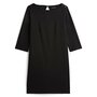 IN EXTENSO Robe milano ouverture au dos noire femme
