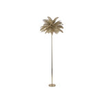 Paris Prix Lampadaire Imitation Plume  Palm  160cm Or & Camel