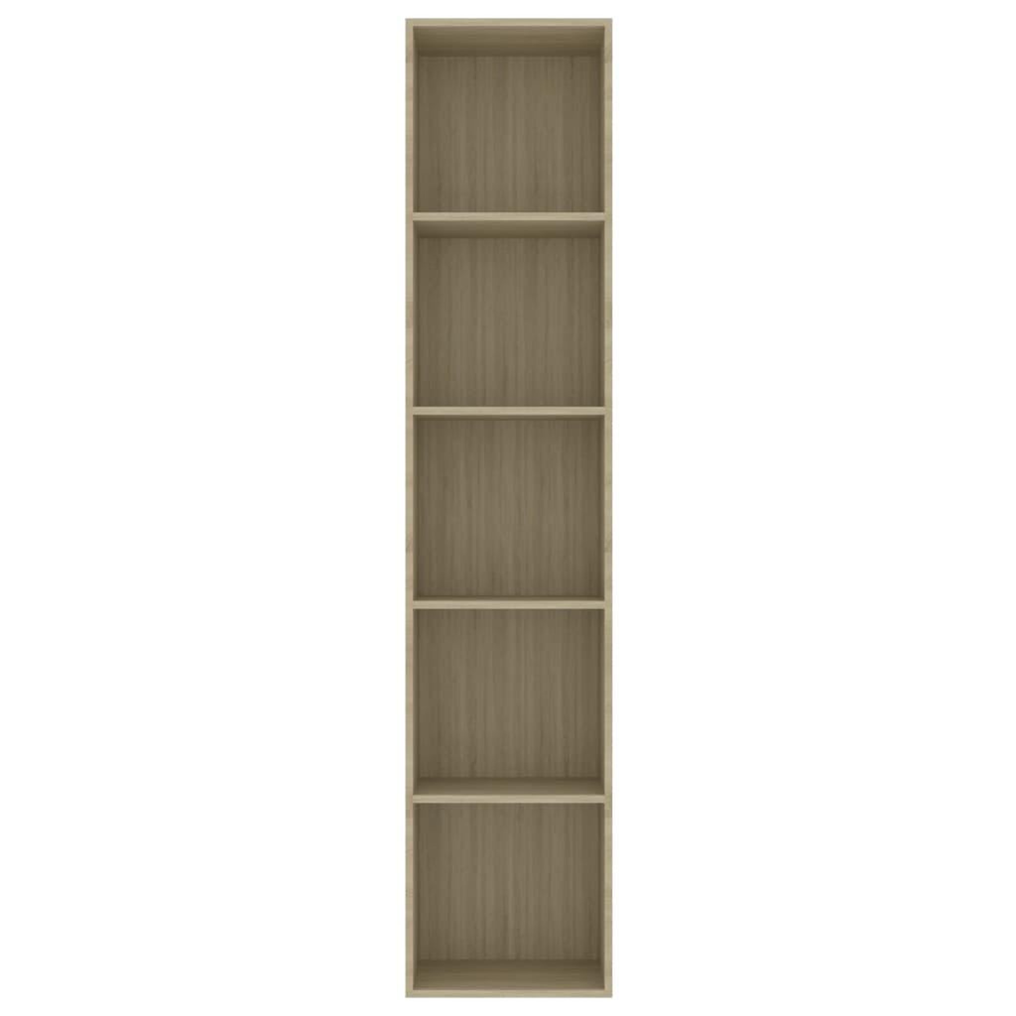 Voir la diapositive 4 : VIDAXL Bibliotheque Chene sonoma 40x30x189 cm Bois d'ingenierie