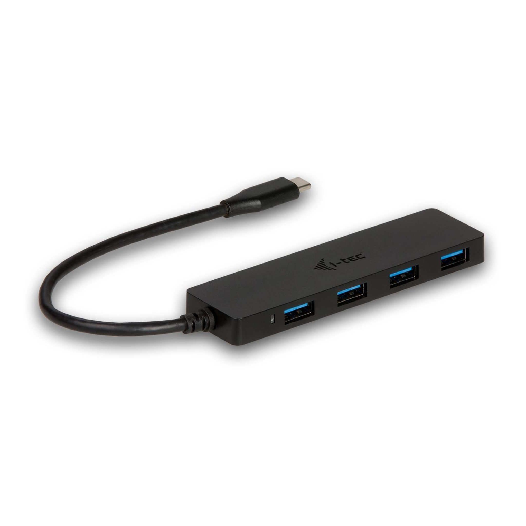 Voir la diapositive 3 : I-TEC USB-C HUB I-TEC avec 4 Ports USB 3.0 avec Cable Integre 20cm