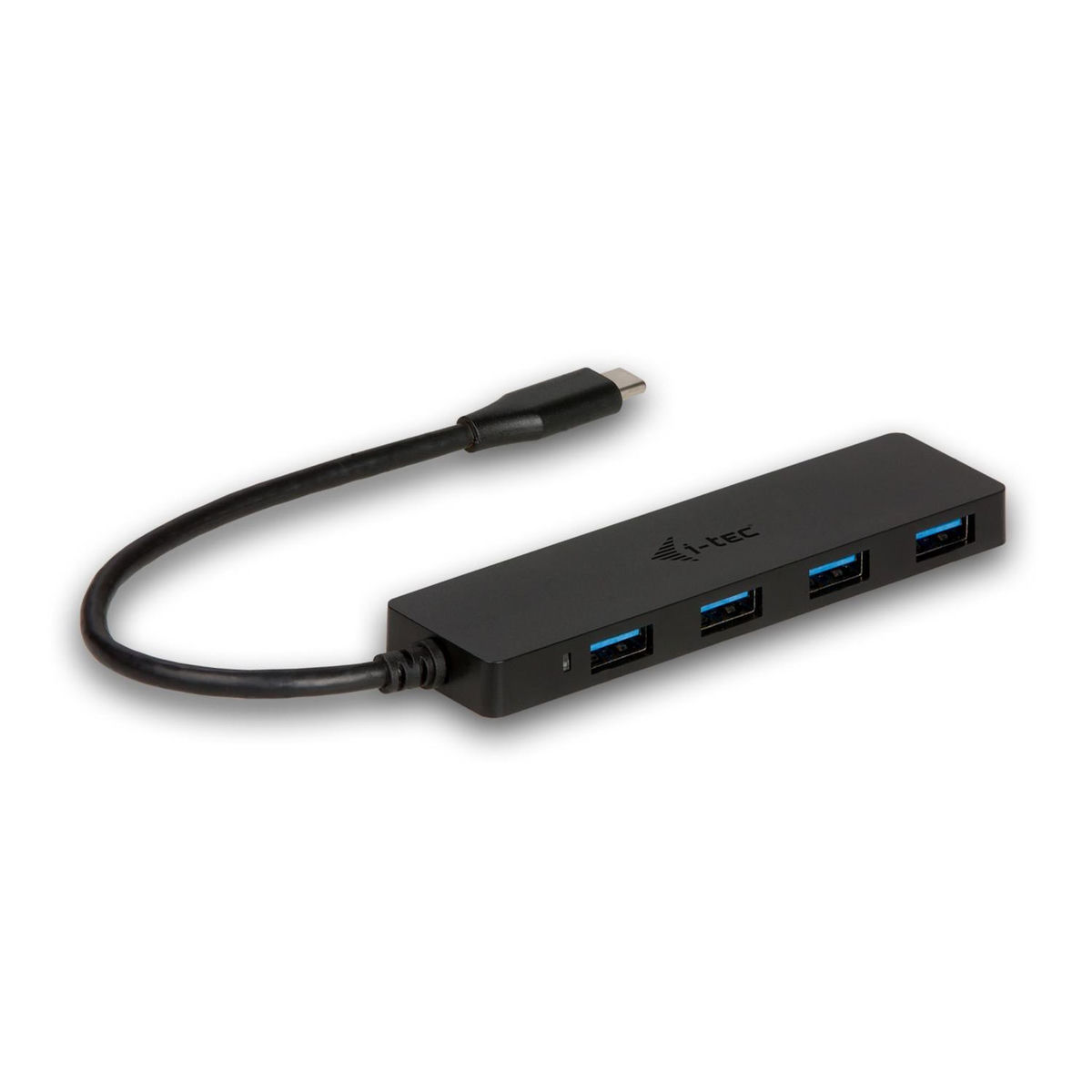 I-TEC USB-C HUB I-TEC avec 4 Ports USB 3.0 avec Cable Integre 20cm