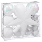 FEERIC LIGHT & CHRISTMAS Kit 18 Pièces Déco de Noël  Colorama  23cm Blanc