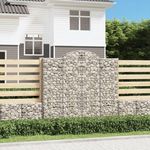 VIDAXL Paniers a gabions arques 5 pcs 200x50x180/200 cm Fer galvanise
