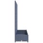Voir la diapositive 5 : VIDAXL Jardiniere avec treillis bleu gris 120x40x121,5 cm PP