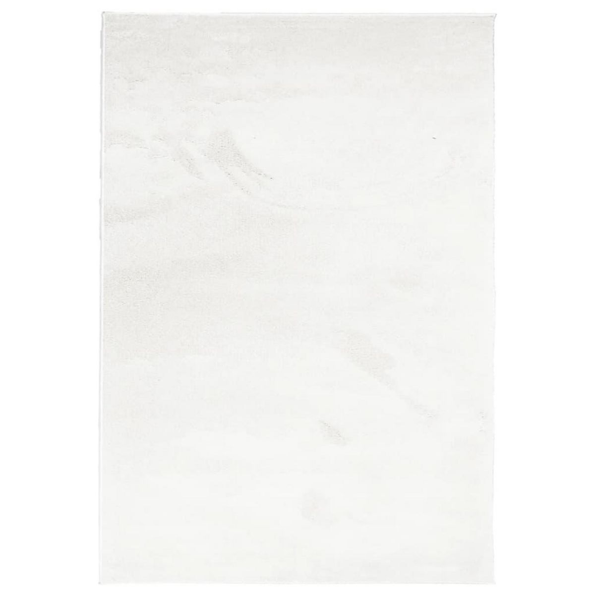 VIDAXL Tapis OVIEDO a poils courts creme 140x200 cm