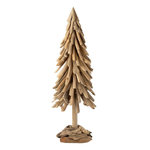 Paris Prix Sapin de Noël en Bois Flotté  Chalet  100cm Naturel