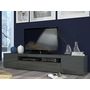 Voir la diapositive 5 : Meuble TV 3 portes 1 niche TECHNO L200cm