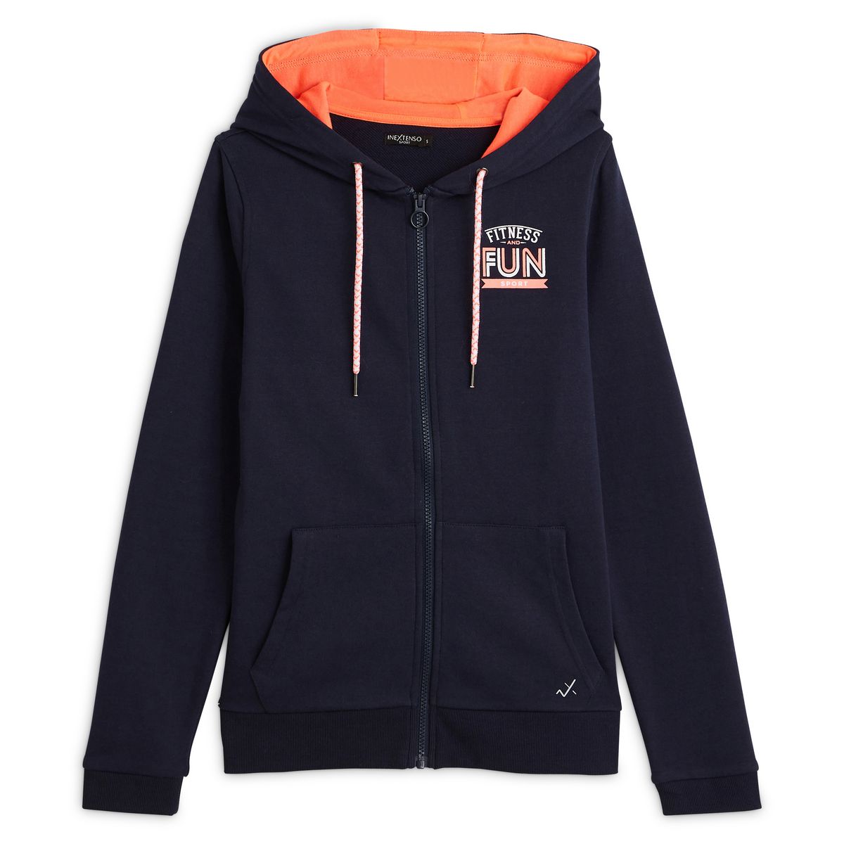 INEXTENSO Sweat de sport à capuche femme