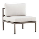 Paris Prix Module Canapé de Jardin  Copacabana  74cm Marron