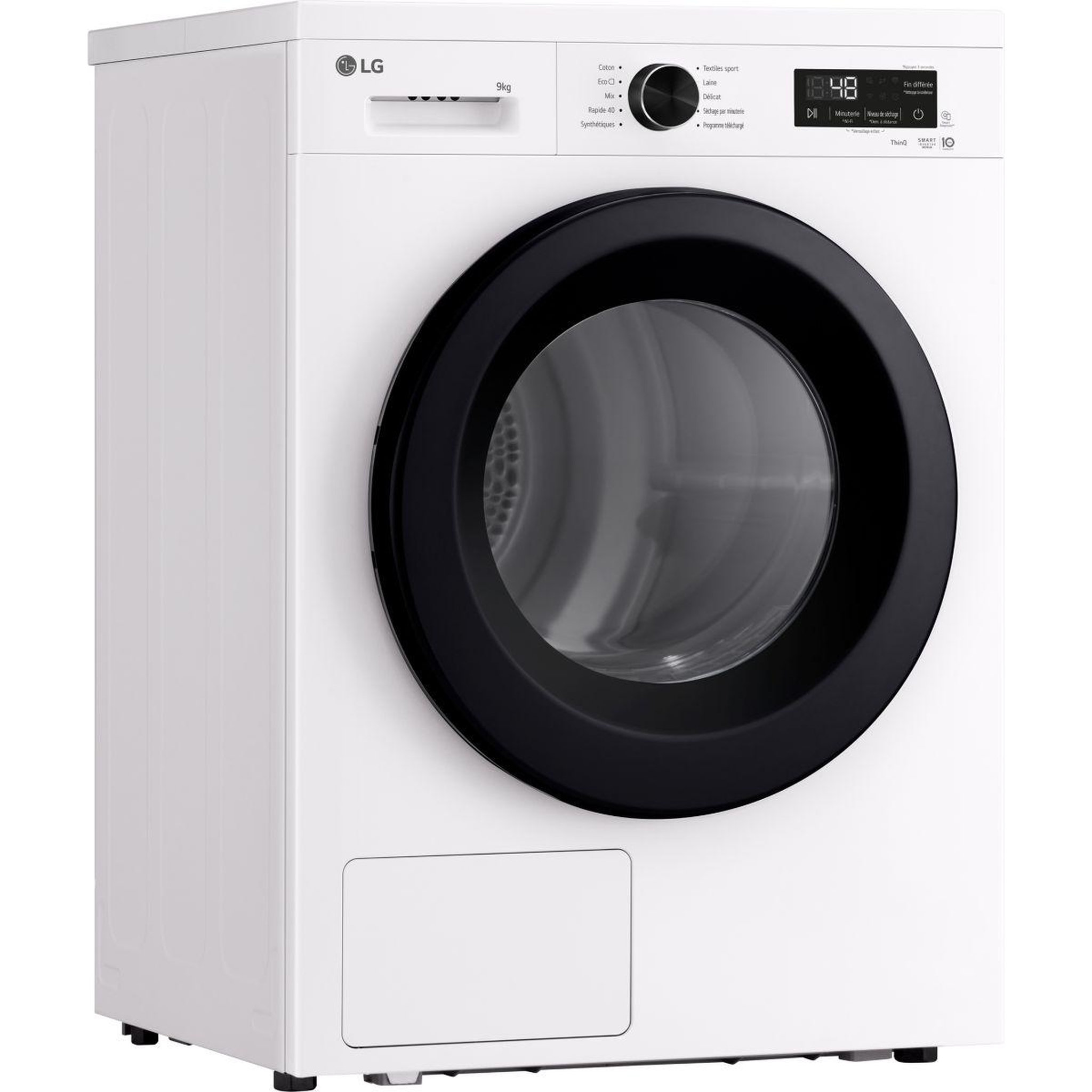 Voir la diapositive 2 : LG Sèche linge pompe à chaleur RH9B15WH