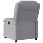Voir la diapositive 6 : VIDAXL Fauteuil de massage inclinable Gris clair Tissu