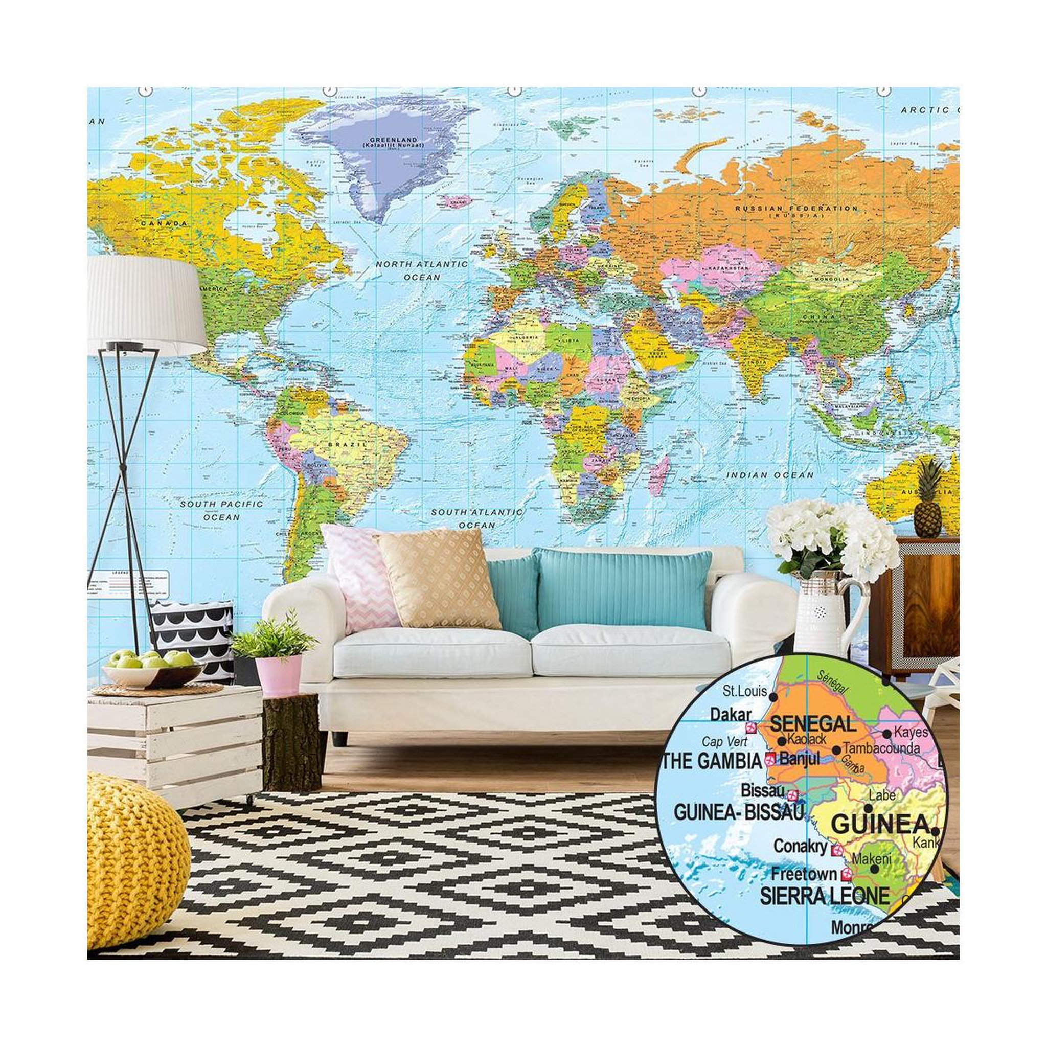 Paris Prix Papier peint xxl  orbis terrarum ii  280x500cm