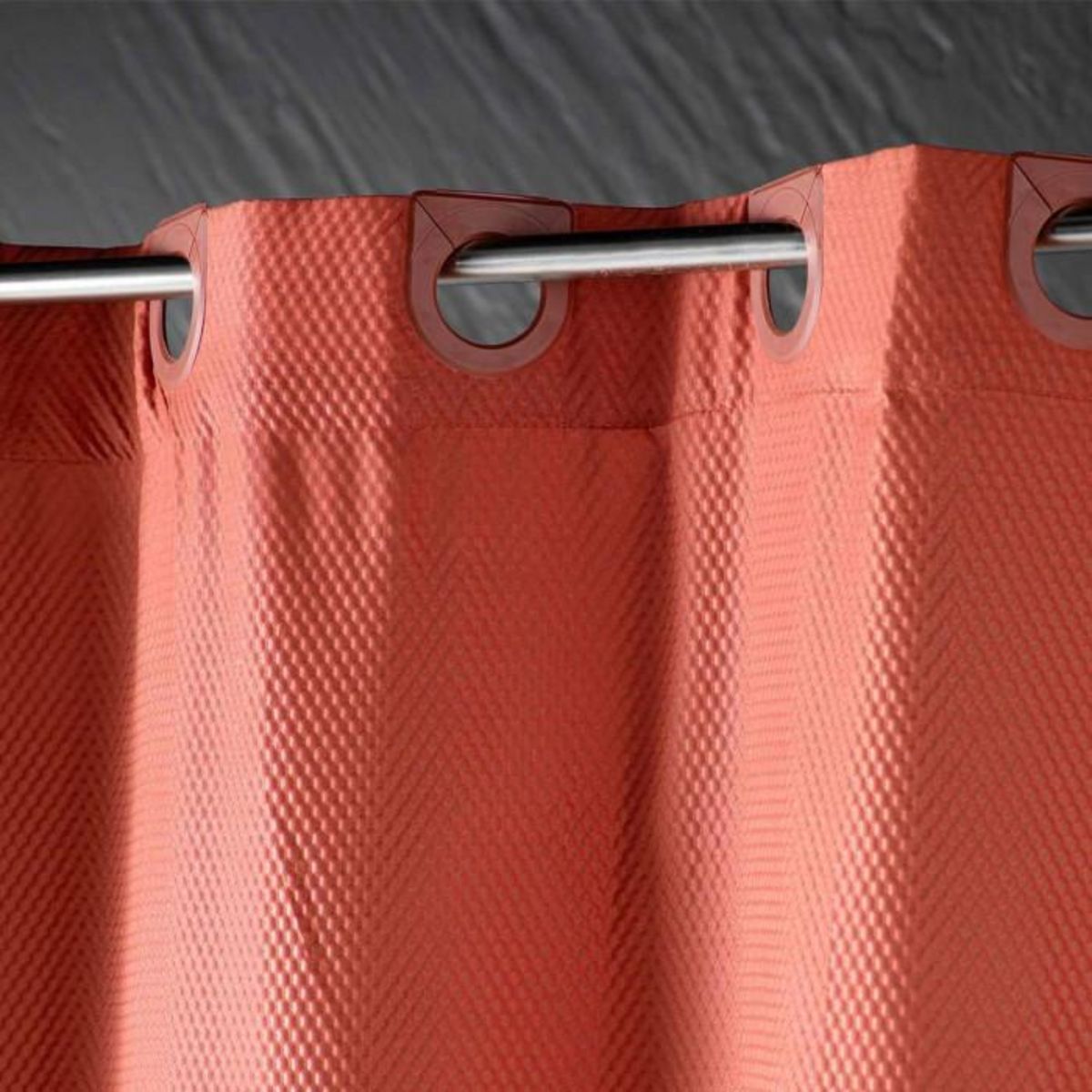 Paris Prix Rideau de Douche  Dotty  180x200cm Terracotta