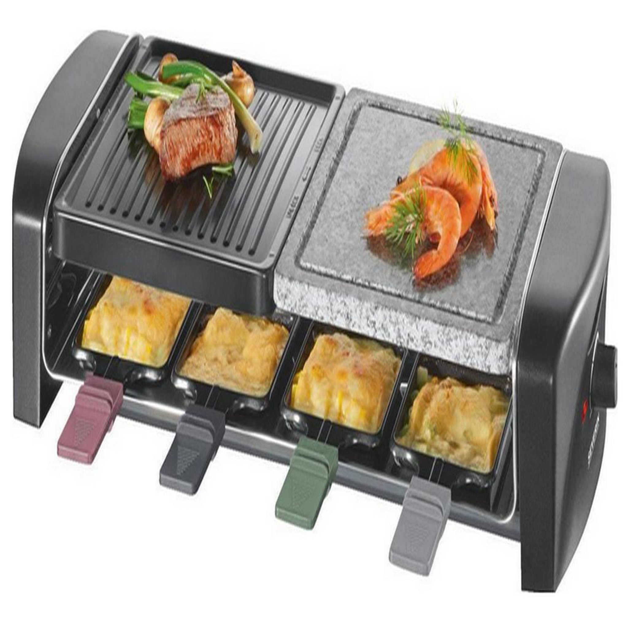 SEVERIN Appareil à raclette 8 personnes 1400w + gril - rg9645
