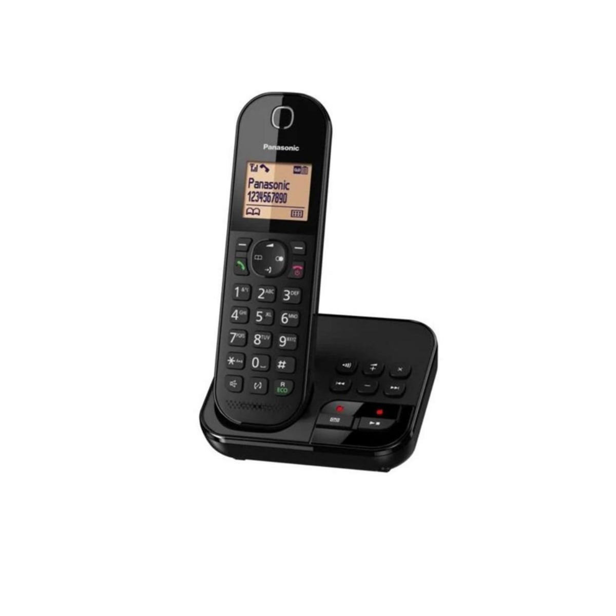PANASONIC Téléphone sans fil dect noir avec répondeur - KXTGC420FRB